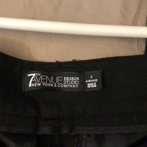 7th ave New York & Co black pants